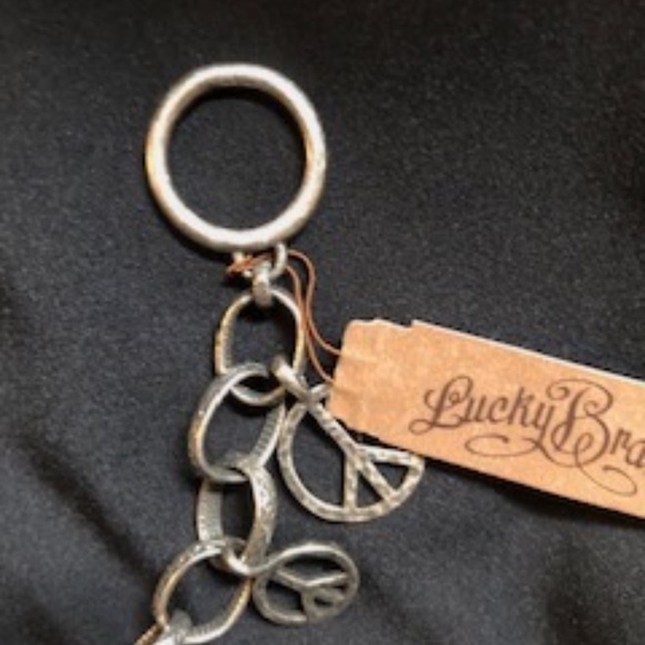 *HOST PICK* Lucky Brand Peace Sign Bracelet *NEW* - Picture 4 of 5